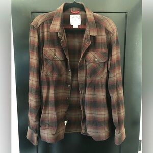 Iron and resin plaid shirt XXL fits like an XL